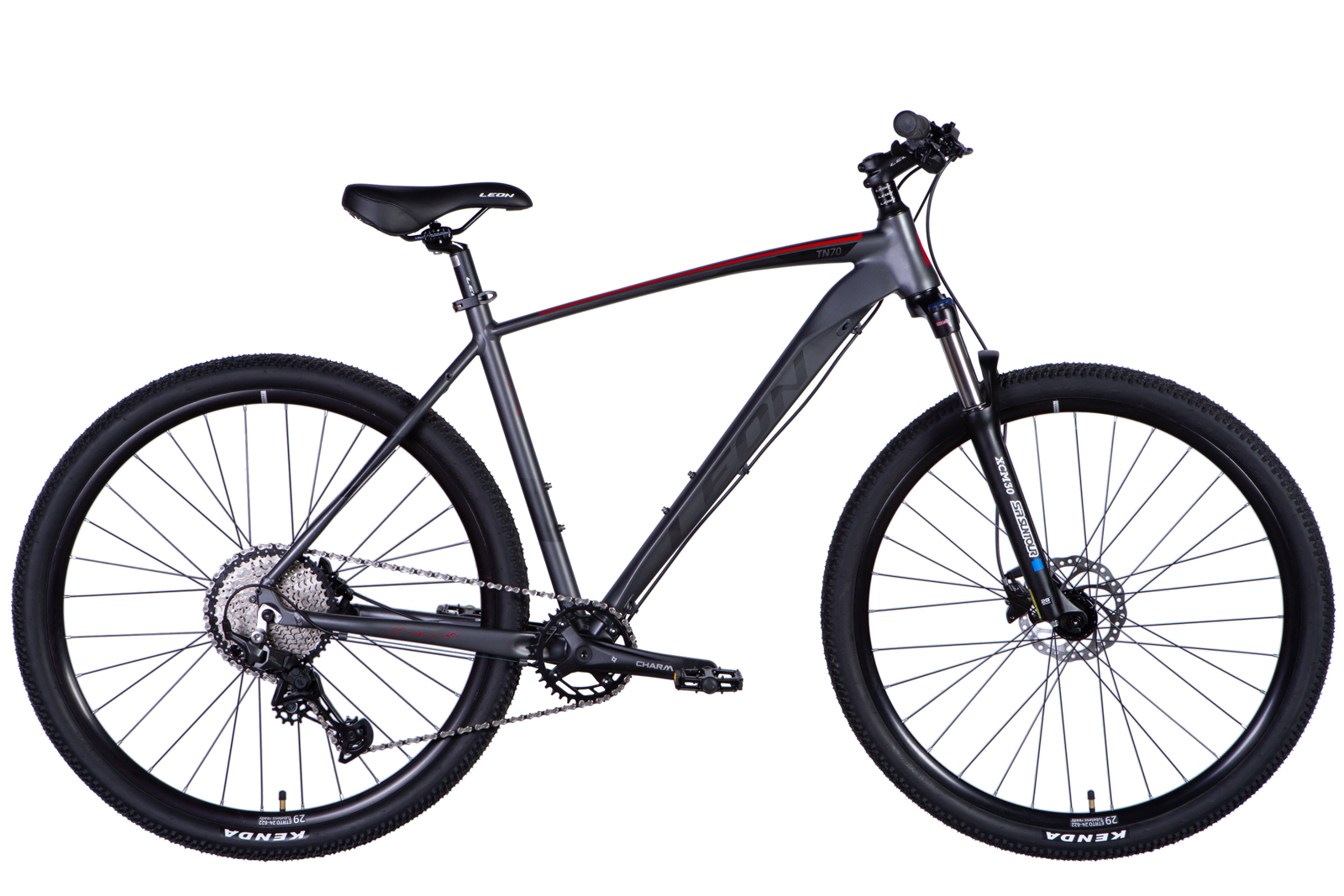 Velosipēds AL 29" Leon TN-70 HDD rāmis-21" melns-sarkans (m) Velosipēds AL 29" Leon TN-70 HDD rāmis-21" melns-sarkans (m)