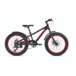 Velosipēds Corelli 20" FAT BIKE melns/sarkans