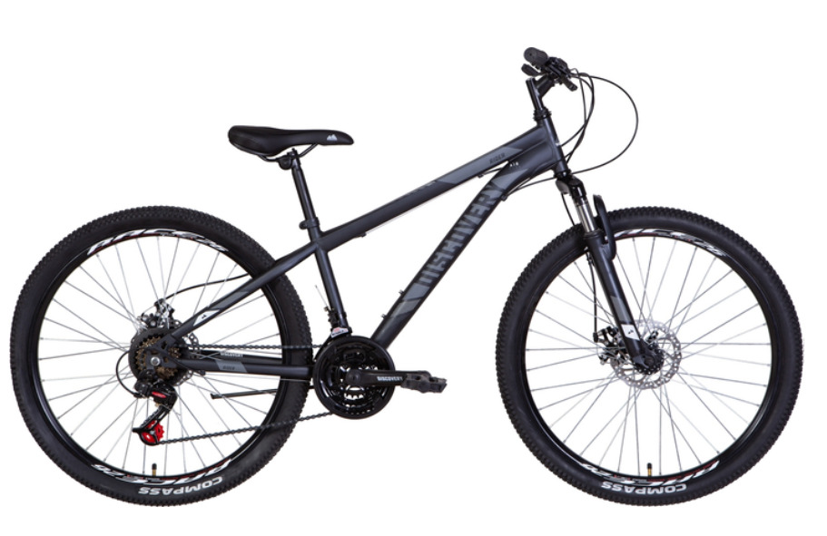 Velosipēds Discovery RIDER AM DD 26" 16" 2022 Grafīta krāsā Velosipēds Discovery RIDER AM DD 26" 16" 2022 Grafīta krāsā