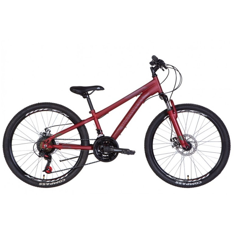 Velosipēds ST 24" Discovery RIDER AM DD Rāmis-11.5" Sarkans/melns (matēts)