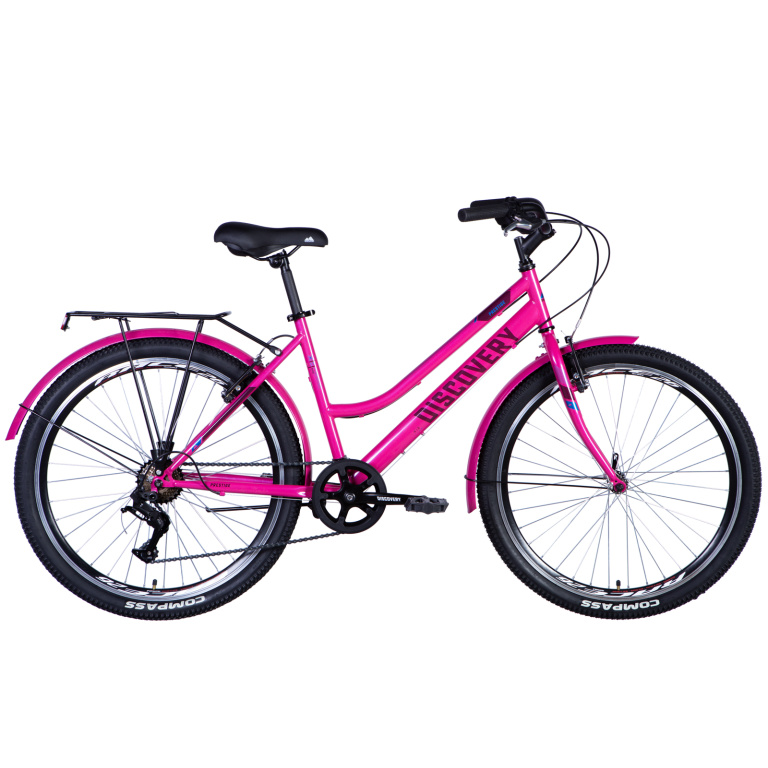 Velosipēds ST 26" Discovery PRESTIGE WOMAN Vbr FR rāmis-17" rozā spārni
