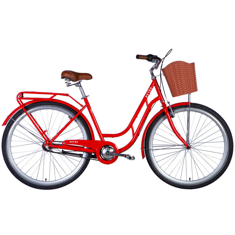 Velosipēds ST 28" Dorozhnik RETRO PH rāmis-19" oranžs dubļusargi