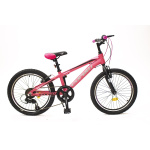 Bērnu velosipēds Corelli Regina MTB 20'' rozā/melns