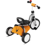 Balansa/mācību velosipēds PUKY Fitsch komplekts gaiši pelēks/sinepju krāsas