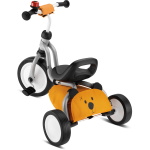 Balansa/mācību velosipēds PUKY Fitsch komplekts gaiši pelēks/sinepju krāsas