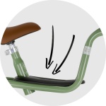 Balansēšanas velosipēds PUKY LR M Classic retro-green