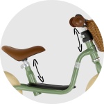 Balansēšanas velosipēds PUKY LR M Classic retro-green