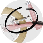 Balansēšanas velosipēds PUKY LR XL Br Classic retro-rose