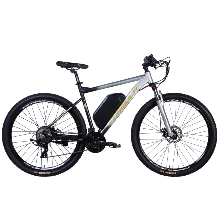 E-velosipēds 29" AL Formula F-1 DD CS rāmis - 21" 48V 17.5A*h 250W sudrabaini melns YS 7605 2025