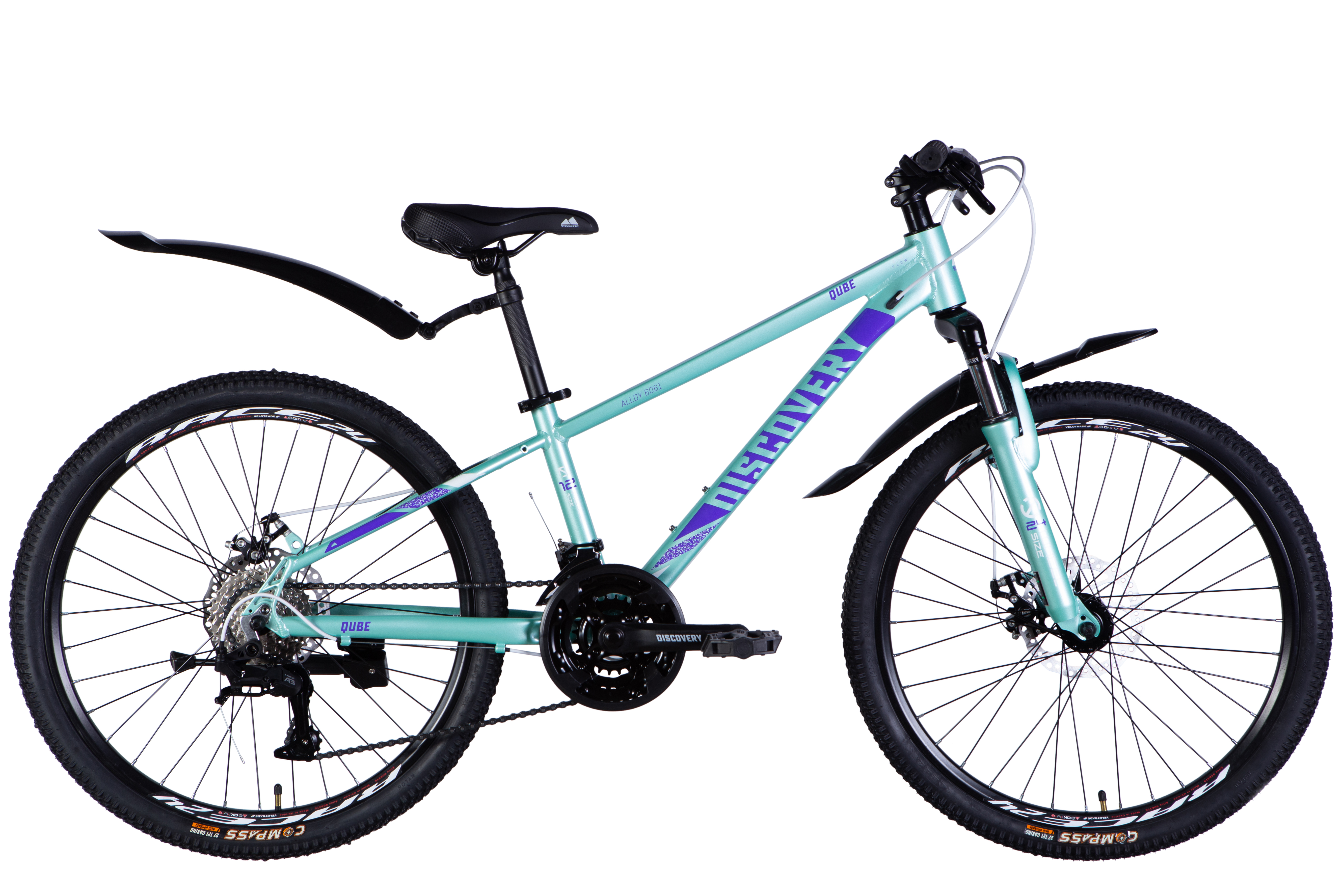 Kalnu velosipēds AL 24" Discovery QUBE DD CS Kalnu velosipēds AL 24" Discovery QUBE DD CS