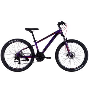 Kalnu velosipēds Discovery TREK 26″ DD FR rāmis 13″ violets 2025