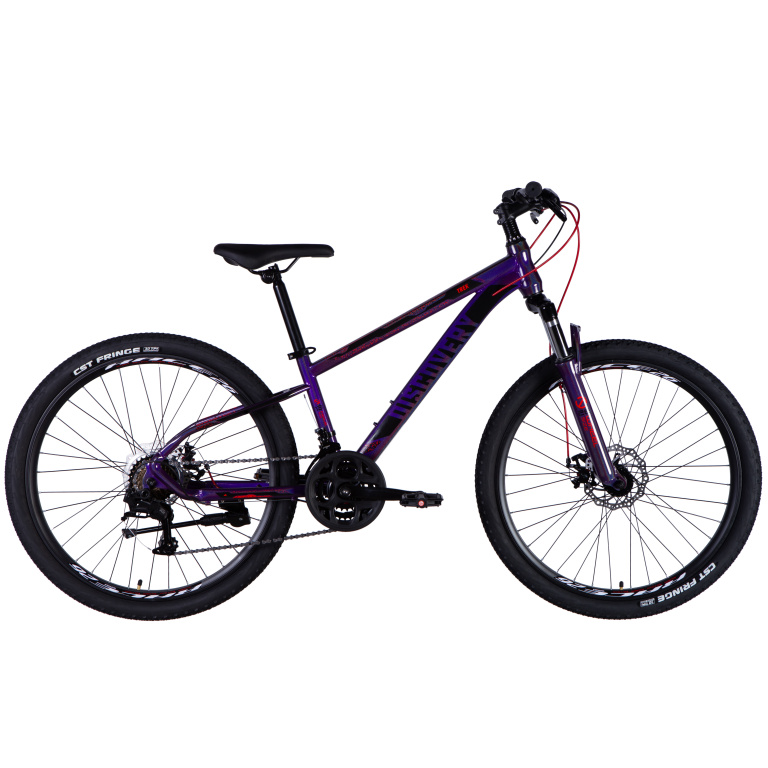 Kalnu velosipēds Discovery TREK 26″ DD FR rāmis 13″ violets 2025