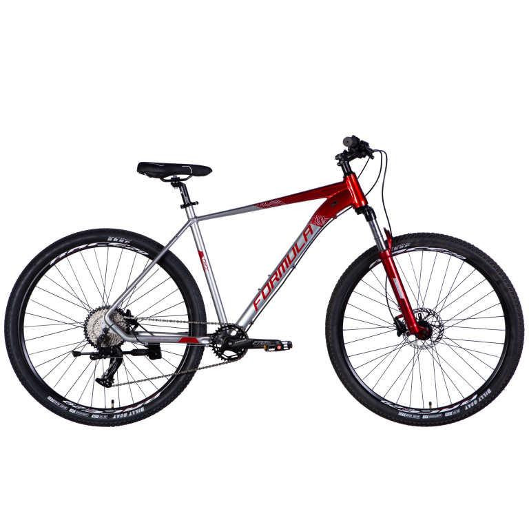 Kalnu velosipēds Formula ZEPHYR 1.0 DD CS 29″ rāmis 21″ sarkans‑sudrabains 2024