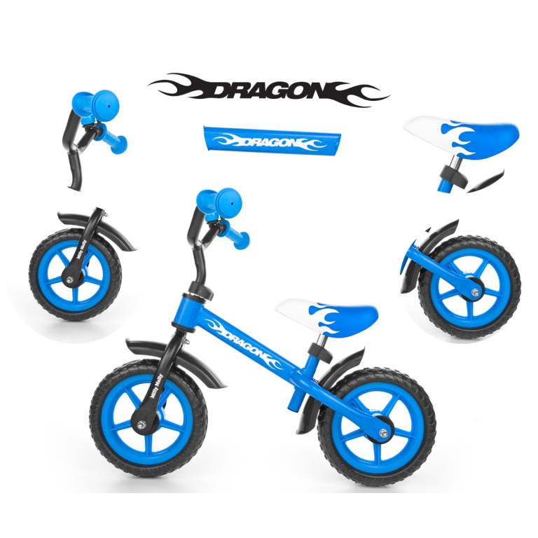 Milly Mally pastaigu velosipēds Dragon Blue
