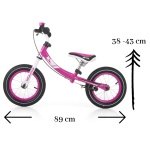 Milly Mally pastaigu velosipēds Young Pink