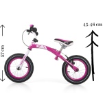 Milly Mally pastaigu velosipēds Young Pink