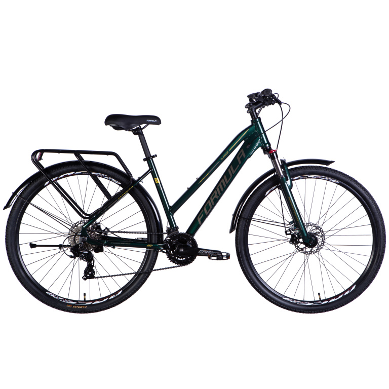 Sieviešu velosipēds Formula CURSOR WOMAN DD 28″ rāmis 18″ zaļš 2025