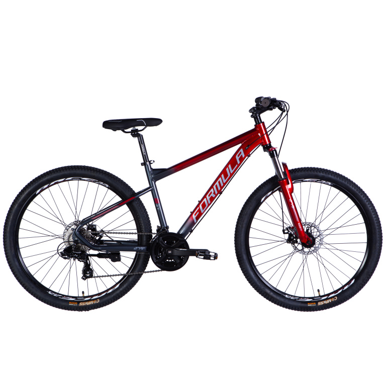 Velosipēds AL 27.5" Formula F-1 DD CS rāmis - 17" sarkans+sudrabains 2025