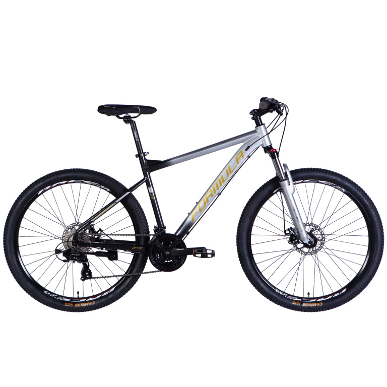 Velosipēds AL 27.5" Formula F-1 DD CS rāmis - 19" sudrabaini melns 2025