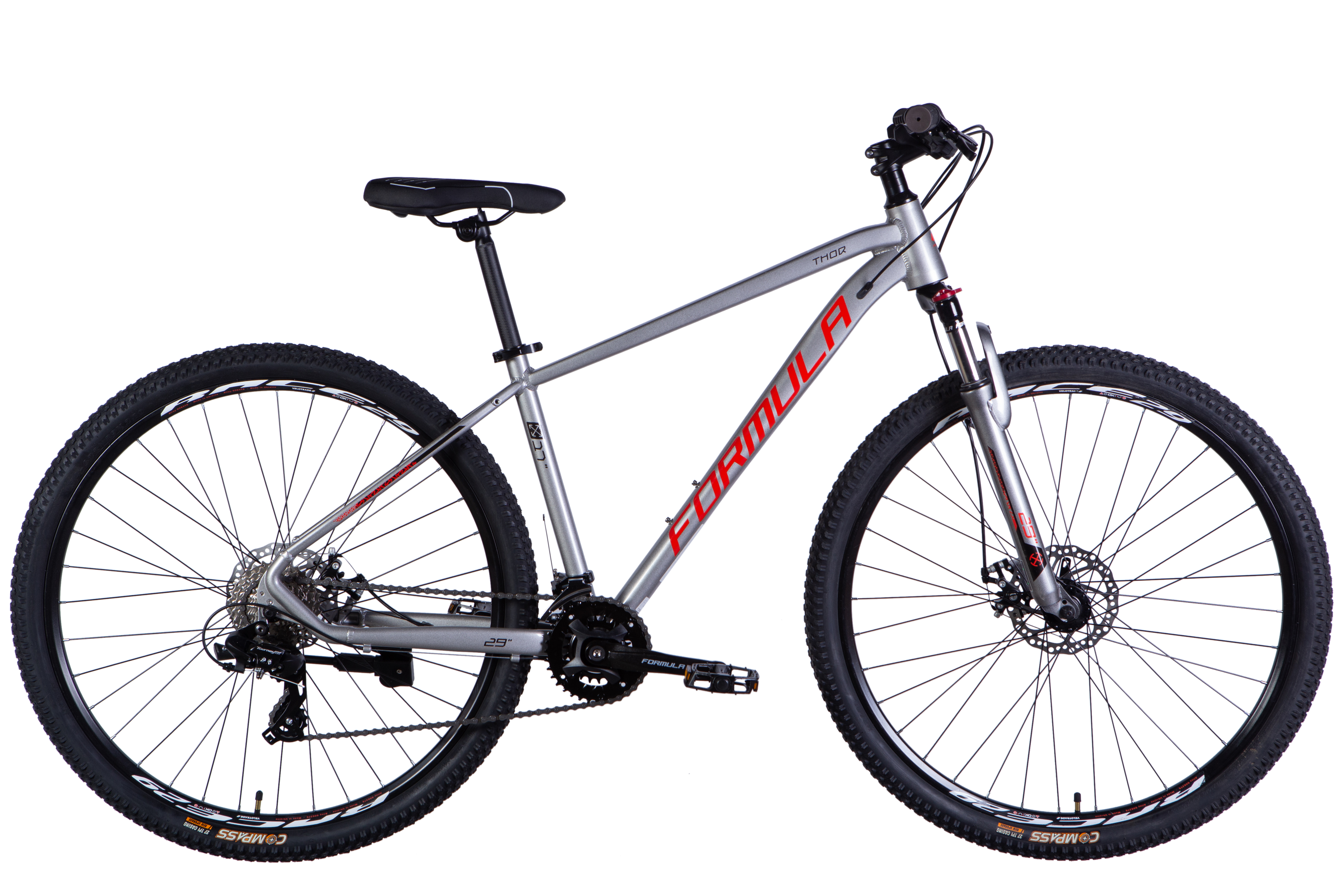 Velosipēds AL 29" Formula THOR DD CS rāmis - 17" sudrabaini sarkans 2025 Velosipēds AL 29" Formula THOR DD CS rāmis - 17" sudrabaini sarkans 2025