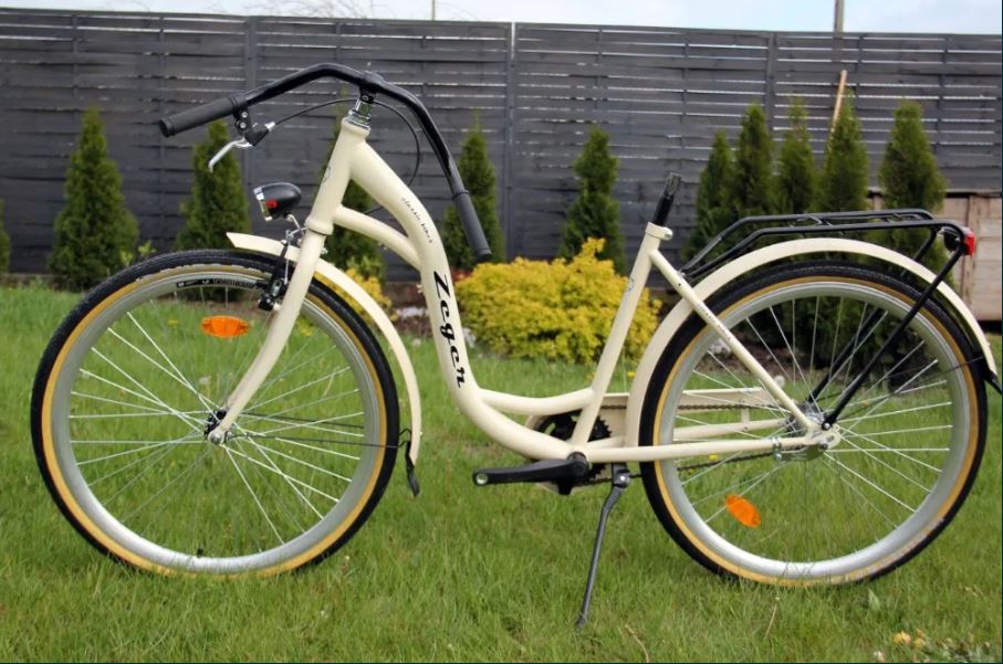 Zeger 26 "viena ātruma CREAM velosipēds Zeger 26 "viena ātruma CREAM velosipēds