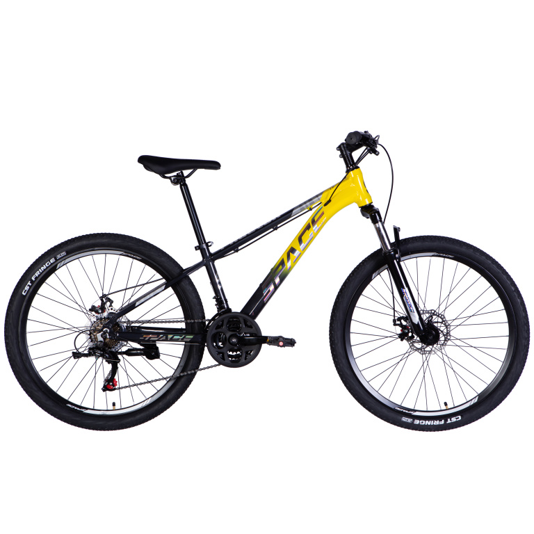 Kalnu velosipēds AL 26" Formula SPACE PHAETON DD FR rāmis 13" pelēks-dzeltens