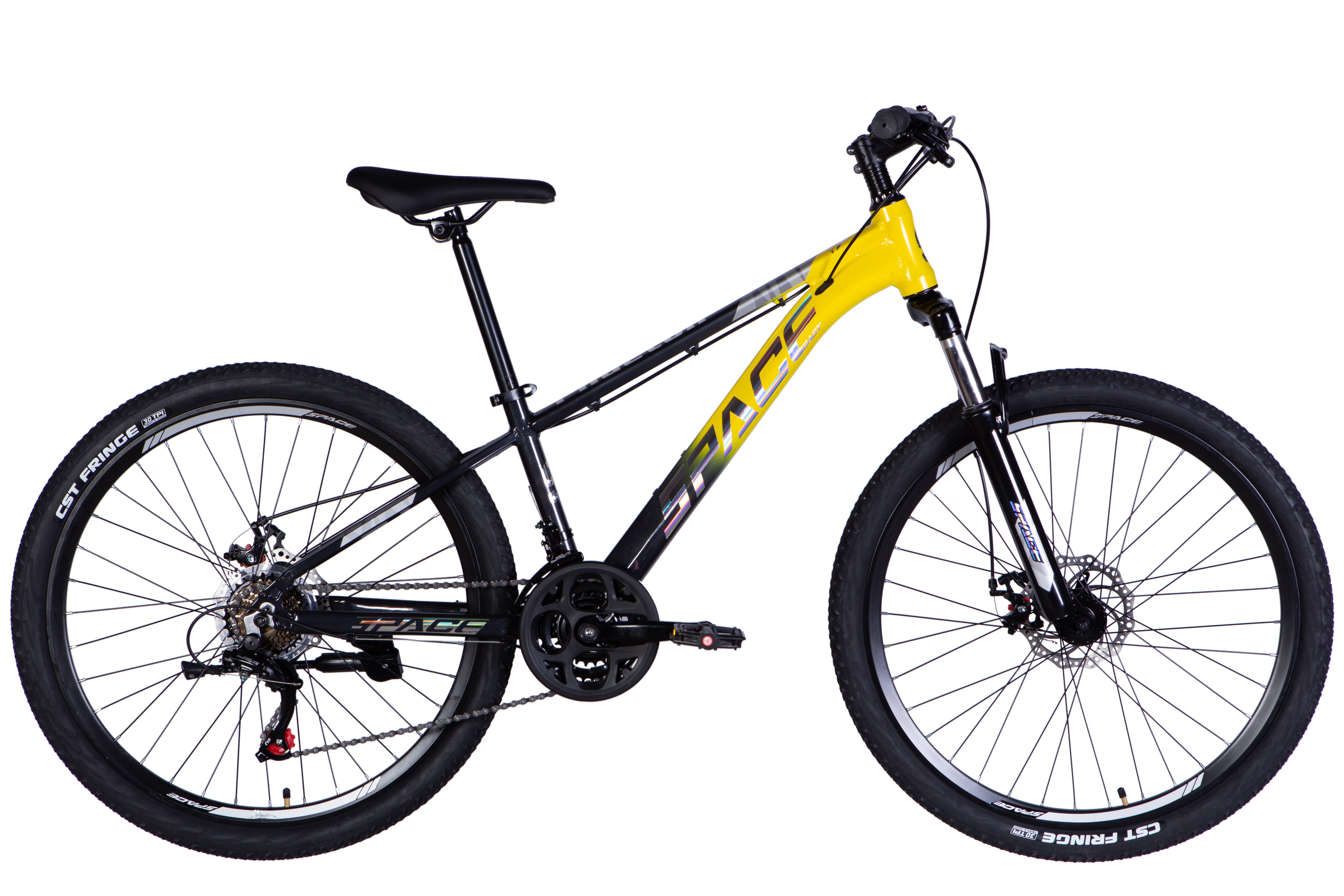 Kalnu velosipēds AL 26" Formula SPACE PHAETON DD FR rāmis 13" pelēks-dzeltens Kalnu velosipēds AL 26" Formula SPACE PHAETON DD FR rāmis 13" pelēks-dzeltens