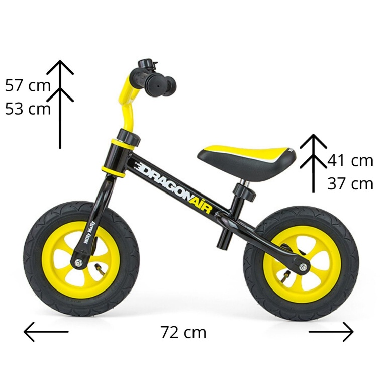 Milly Mally pastaigu velosipēds Dragon Air