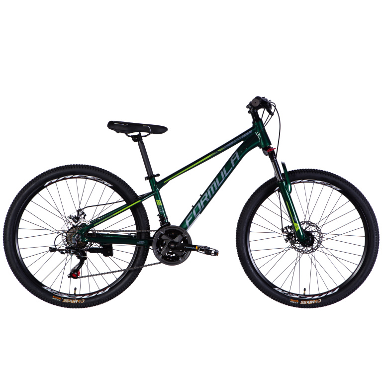 Velosipēds AL 26" Formula MOTION DD FR rāmis 13" zaļš-pelēks 2025