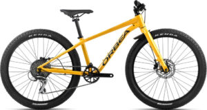 Bērnu velosipēds Orbea MX 24 Team Disc Mango/Black