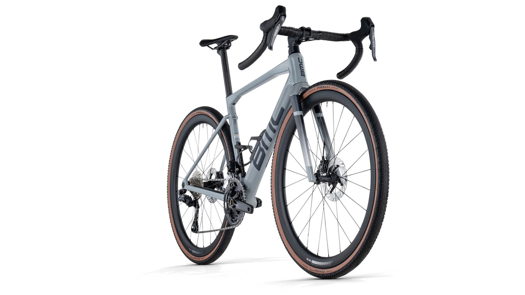 Gravel velosipēds BMC Kaius 01 THREE GRX Di2 pelēks (2026.g.) (54 CM)