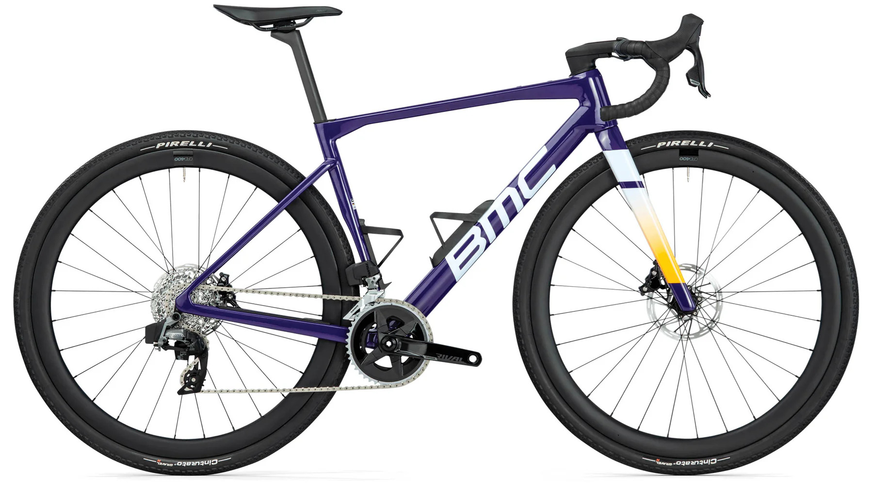 Gravel velosipēds BMC Kaius 01 Three Rival AXS violets/balts (54 CM)