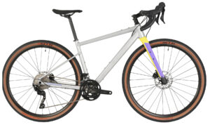 Gravel velosipēds BMC URS AL TWO GRX 2x10 ātr. Raw Alloy/Yellow/Purple (S)