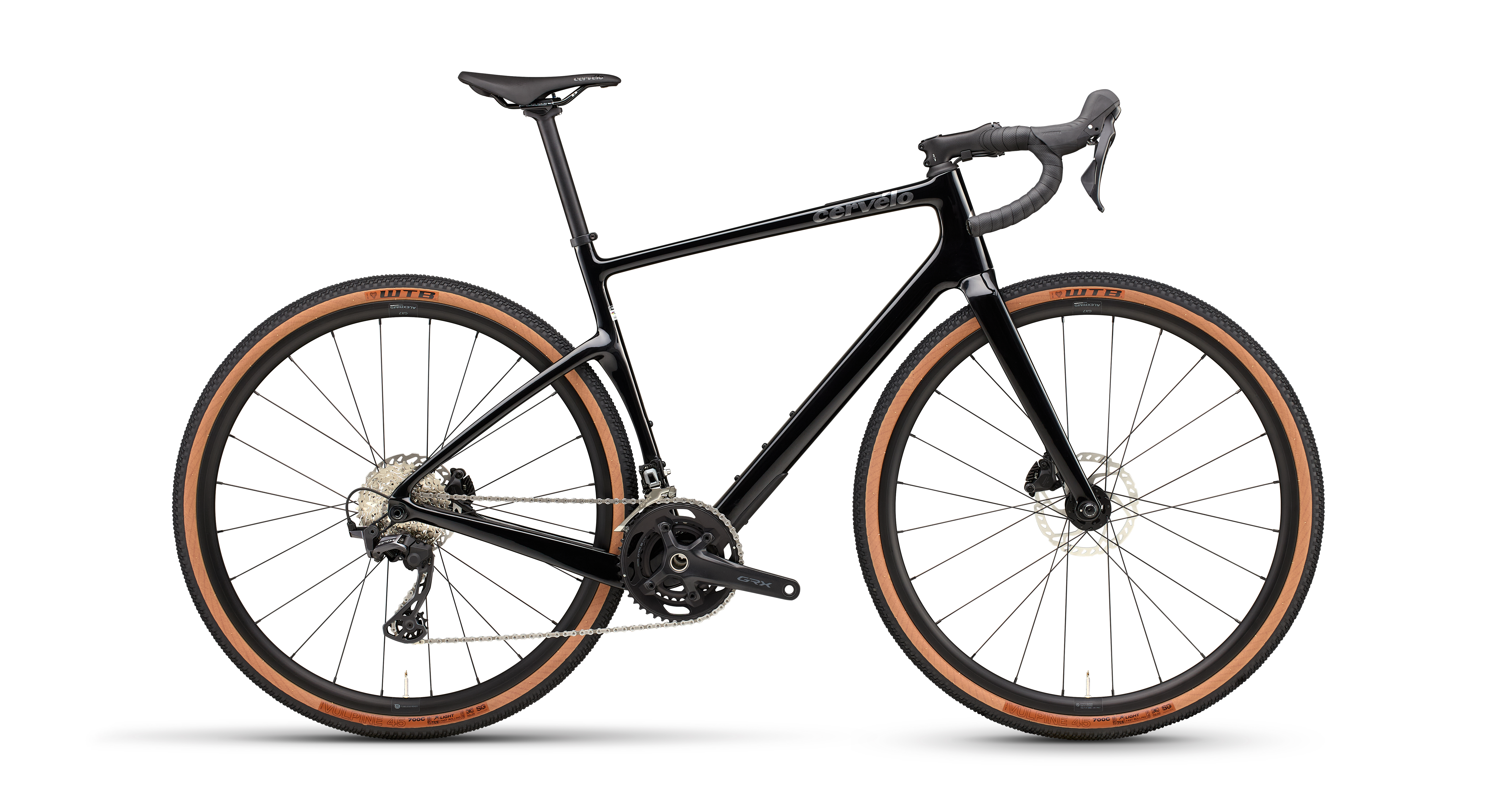 Gravel velosipēds Cervelo Aspero GRX RX610 Black/Charcoal (2026.g.) (58 CM)