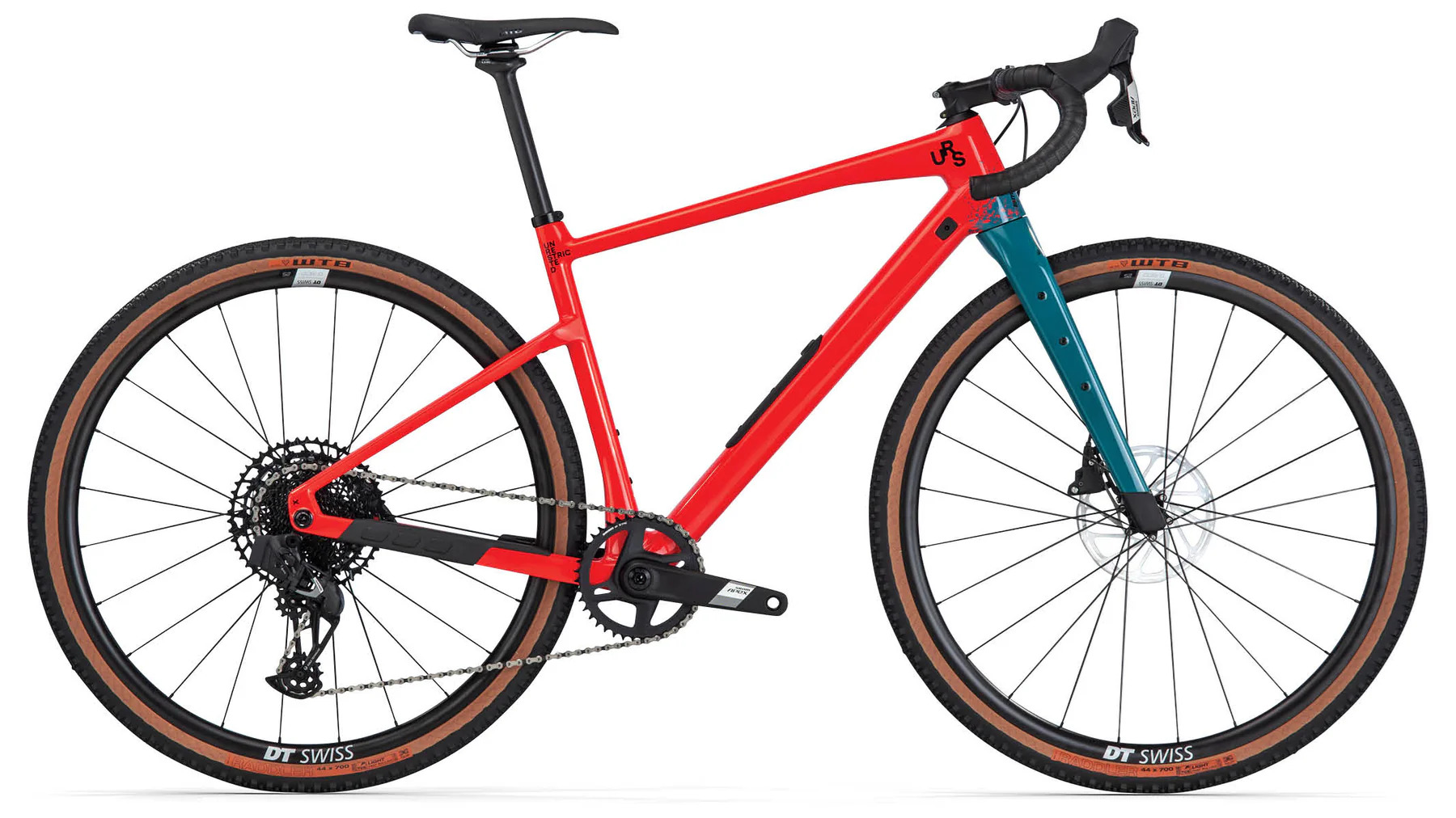 Gravel velsipēds BMC URS TWO Neon Red/Dark Petrol (M)