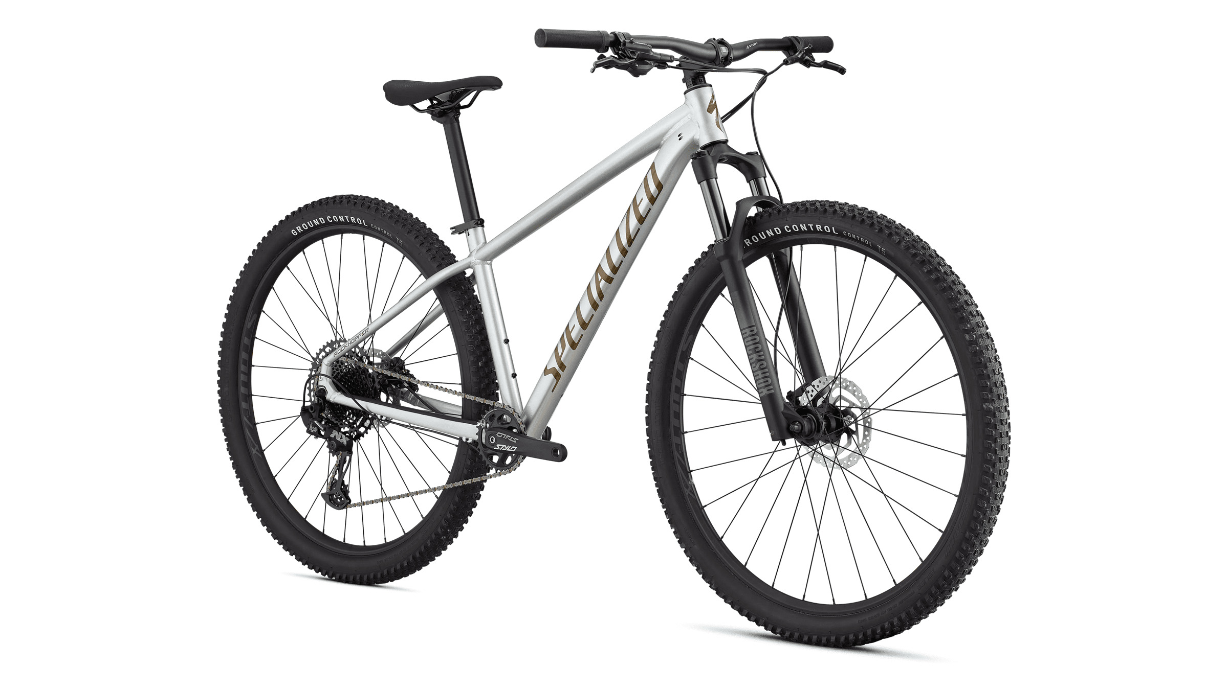 Kalnu velosipēds Specialized Rockhopper Expert Gloss Silver Dust/Satin Burnt Gold Metallic (L)