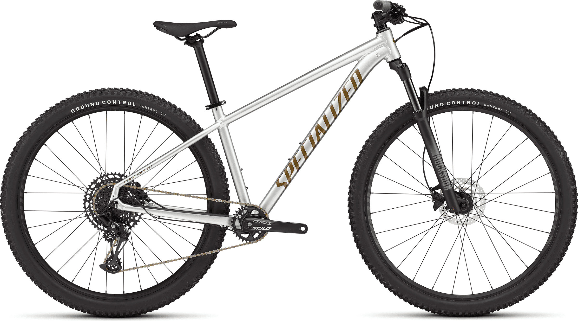 Kalnu velosipēds Specialized Rockhopper Expert Gloss Silver Dust/Satin Burnt Gold Metallic (L)