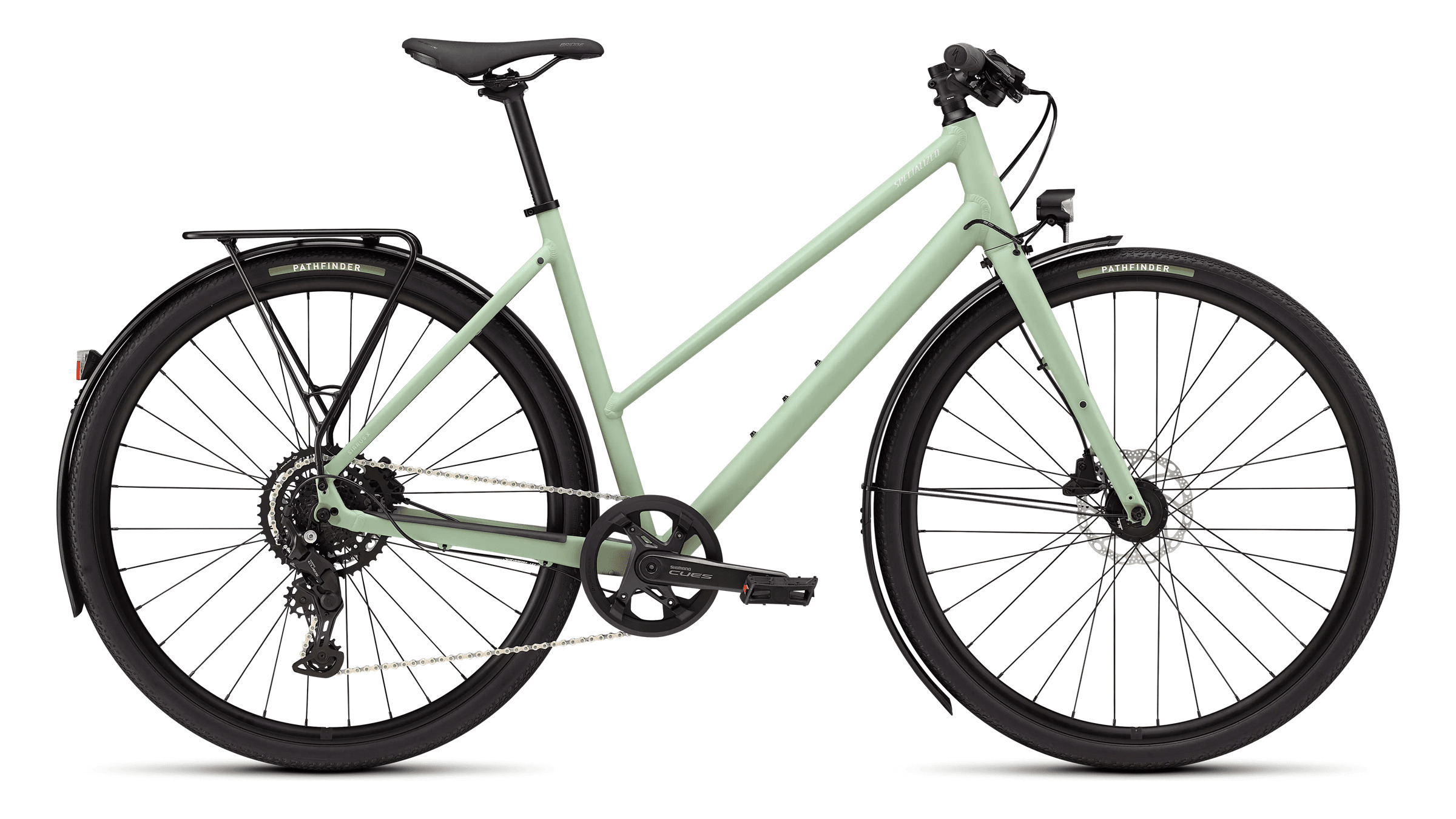Krosa velosipēds Specialized Sirrus X 2.0 Step-Through Satin Pistachio/DoloMite Metallic Frost Reflective (2026.g.) (M) Krosa velosipēds Specialized Sirrus X 2.0 Step-Through Satin Pistachio/DoloMite Metallic Frost Reflective (2026.g.) (M)